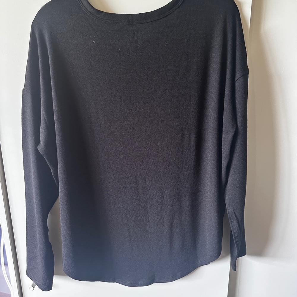 Time and Tru Charcoal Long Sleeve Shirt - Picture 2 of 4